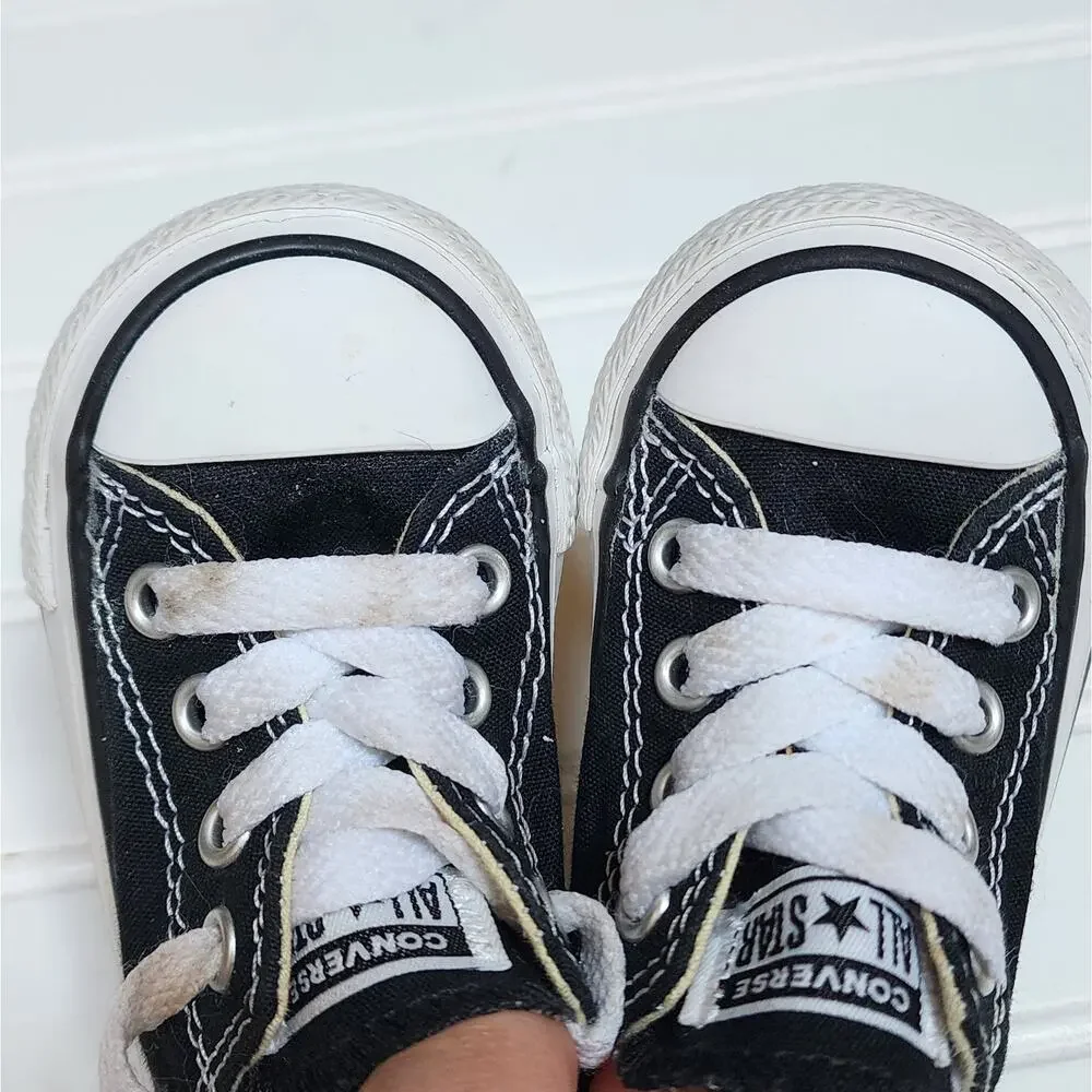 Converse Kids Chuck Taylor All Star Low Sneakers Size 4 Toddler Black